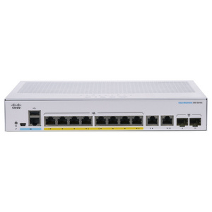 Business Managed Switch | 8 Port GE | Full PoE | Ext PS | 2x1G Combo CBS350-8FP-E-2G