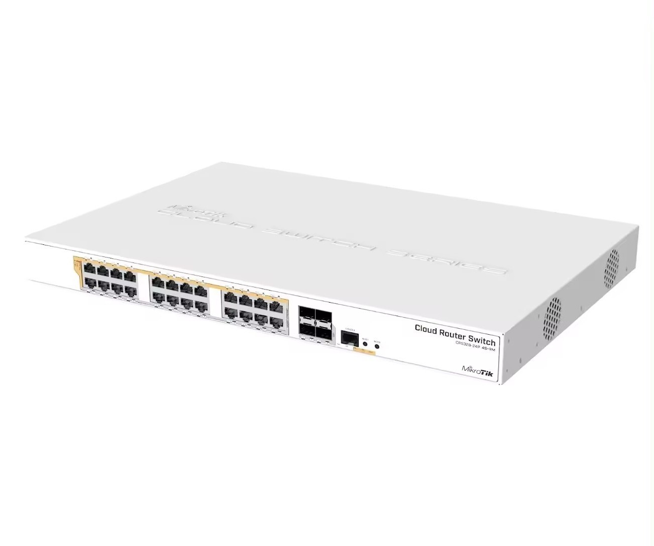 Hot Sale 24 Gigabit Ethernet Switch Mikrotik CRS328-24P-4S+RM Support Passive PoE Low Voltage PoE 802.3af/at Intelligent Switch