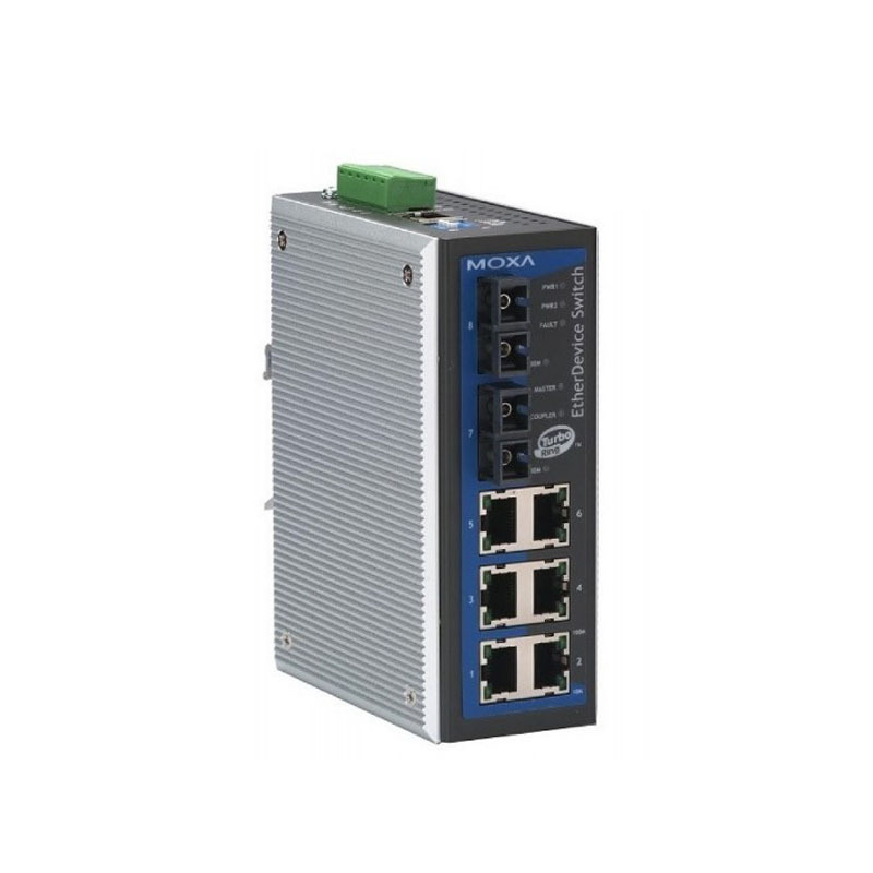 MOXA Entry-level managed Ethernet switch EDS-408A-SS-SC-T