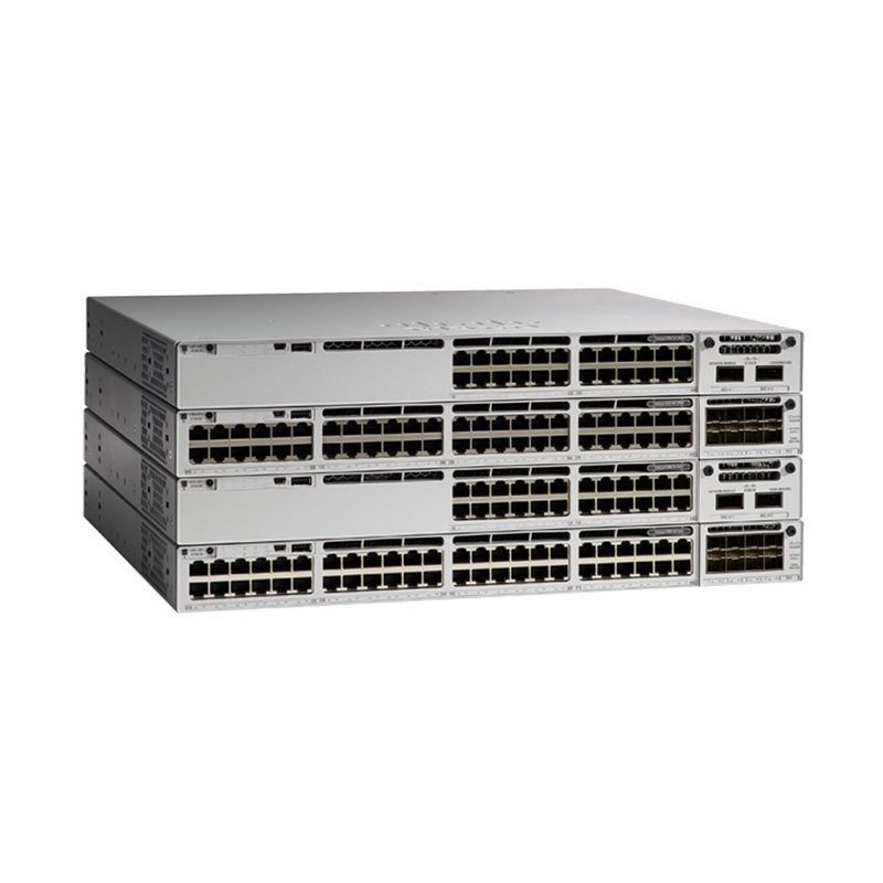 Original CISCOS 9300 Series C9300-24S-E 24 GE SFP Ports Network Switch Modular Uplink Switch