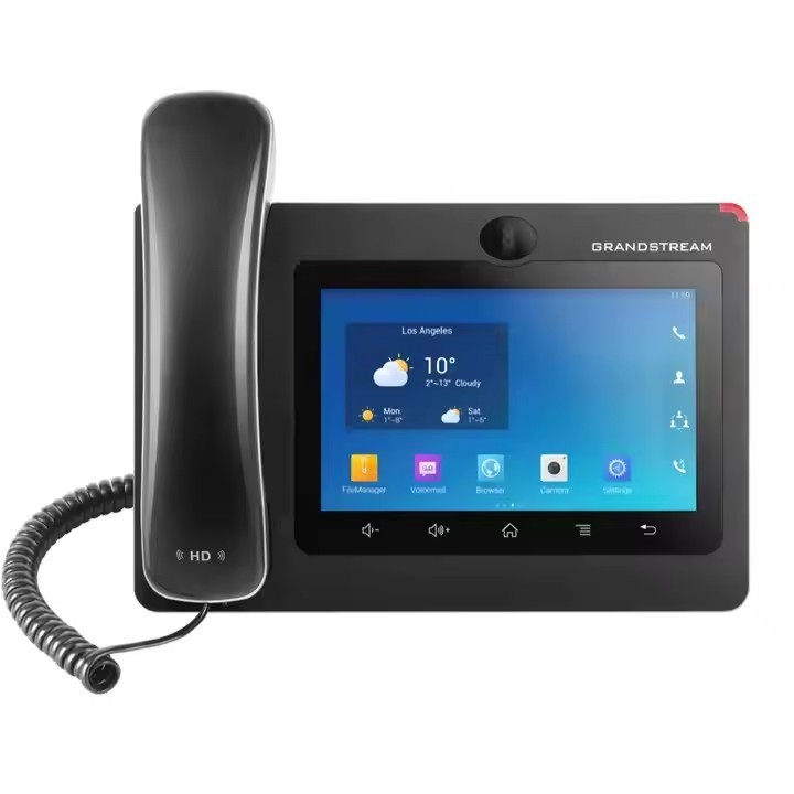 GXV3370 Desktop HD Video Sip IP Phone 7 Inch Capacitive Touch Screen Android system Wifi PoE+ Bluetooth Grandstream GXV3370