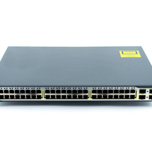 Cisco Used 3750 WS-C3750-48PS-S 48 Port 10/100 PoE + 4 SFP Switch in stock