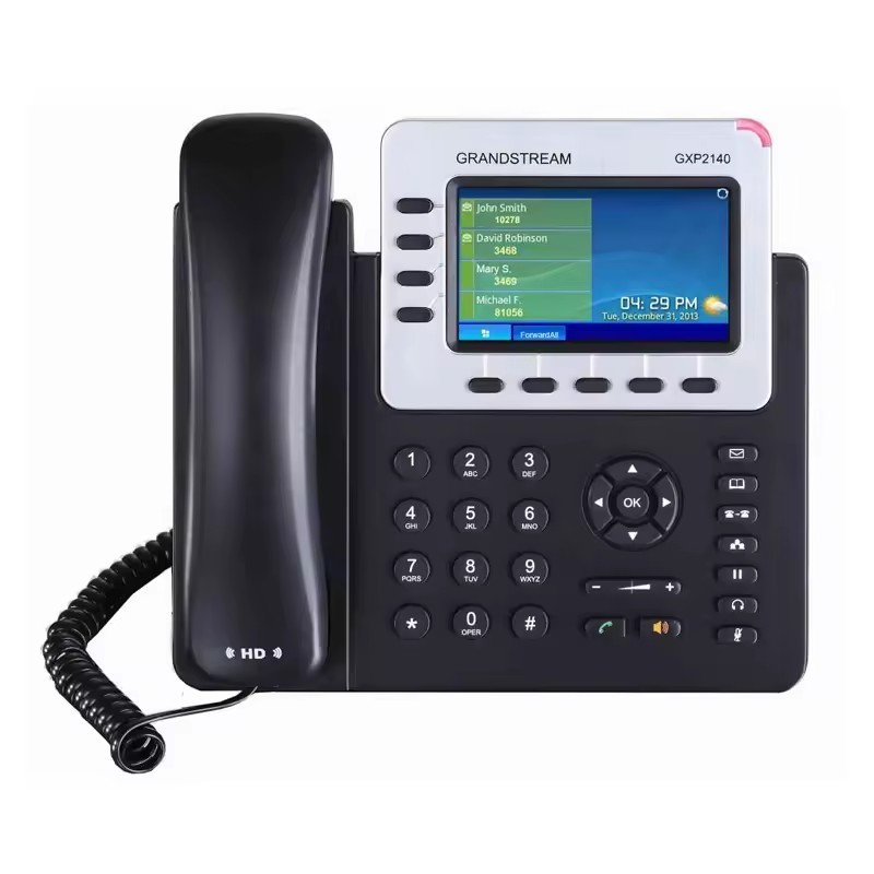 Cheap Smart Desk Phone 4 lines Voip Phone Grandstream GXP2140