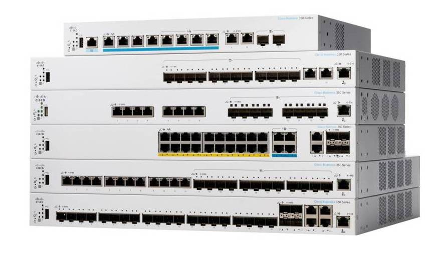 Business Managed Switch | 8 Port GE | Full PoE | Ext PS | 2x1G Combo CBS350-8FP-E-2G