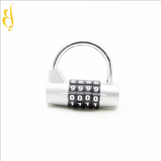 Hot Selling High Quality Multi Color 4 Digital Combination Padlock Small U Shape Lock