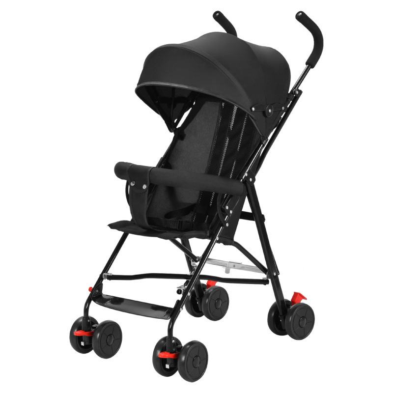 Factory Direct Wholesale Baby Carts Can Sit and Lie Portable Folding Baby and Child Umbrella Carts