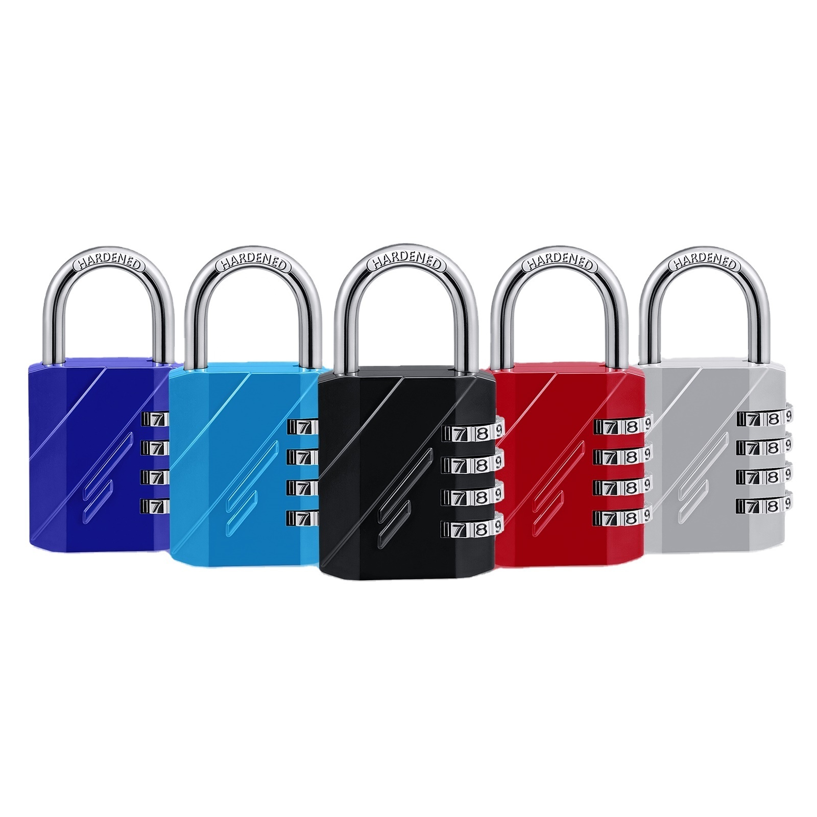 4-digit zinc alloy combination lock  padlock Gym Cabinet lock Household large door lock password padlock