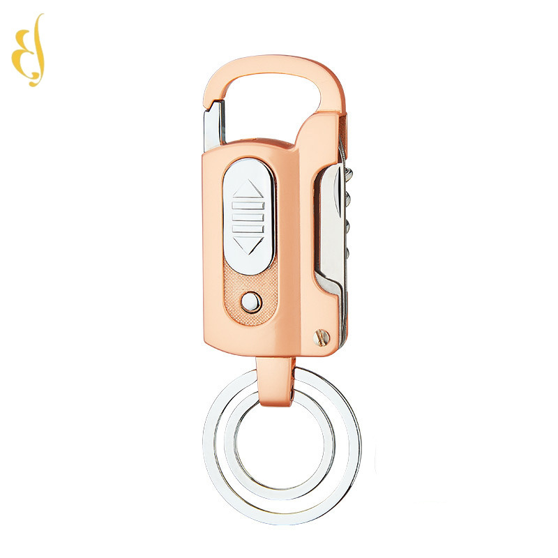 multifunction wine bottle opener personalized usb rescue keychain match lighter for outdoor