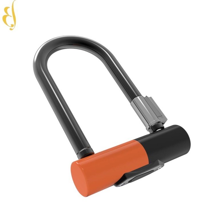 Anti theft MTB road bicycle fingerprint identification U shape lock security steel glass door lock with key acces