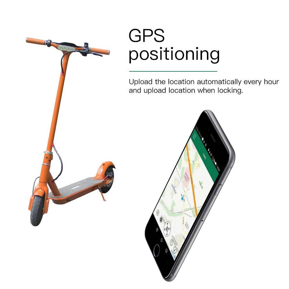 GPS tracking App Control 3g 4g Rental Electronic Smart Mi Scooter Sharing Solution IOT Device Lock