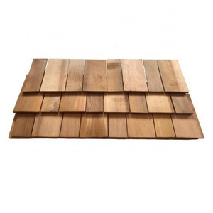 Wholesale Cedar Shingles Multi-purpose Natural Eco-friendly Gazebo Roof Shingles