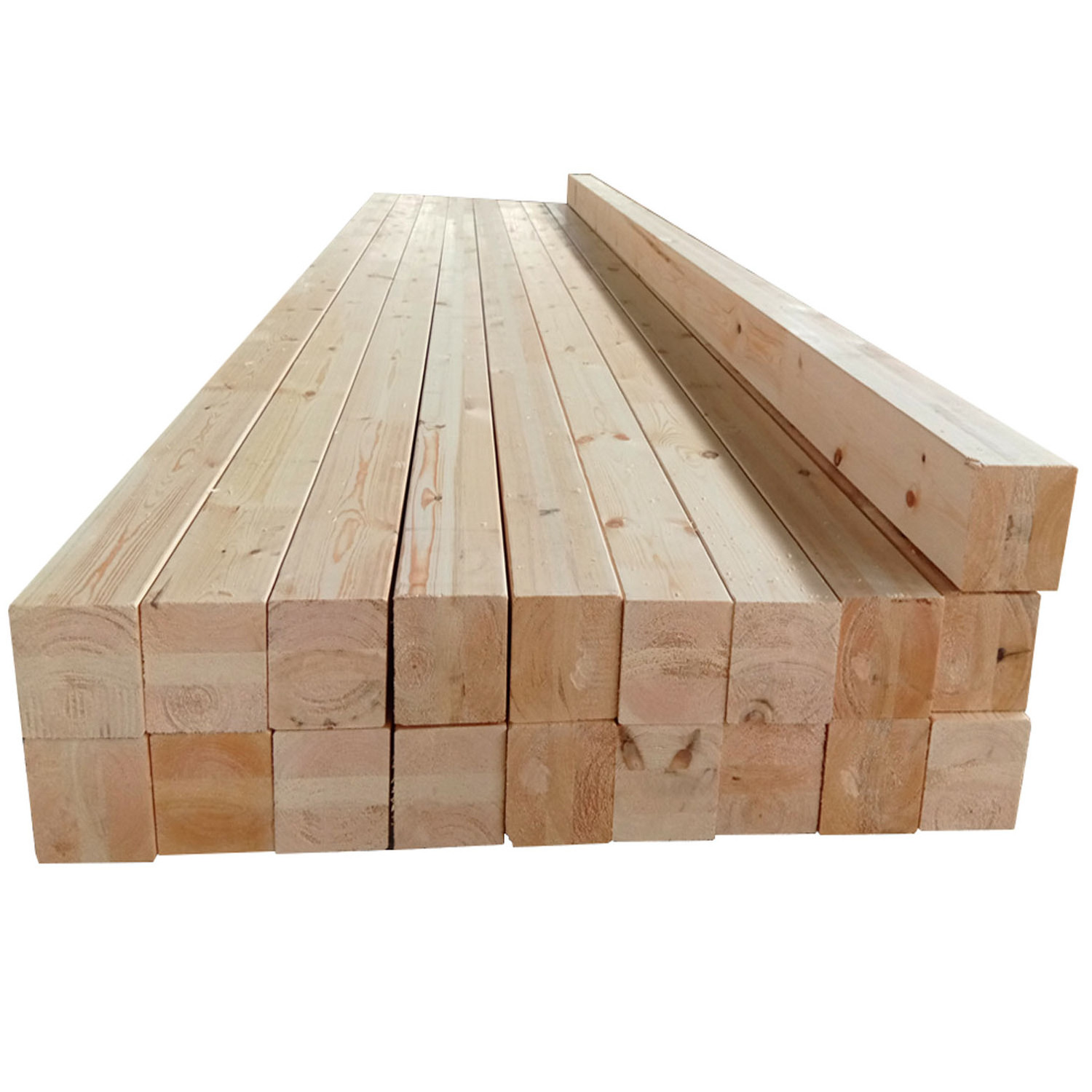 Eco-Friendly Log Cabin Structural Wood Beams Wholesale Prices Glulam Wood Beams