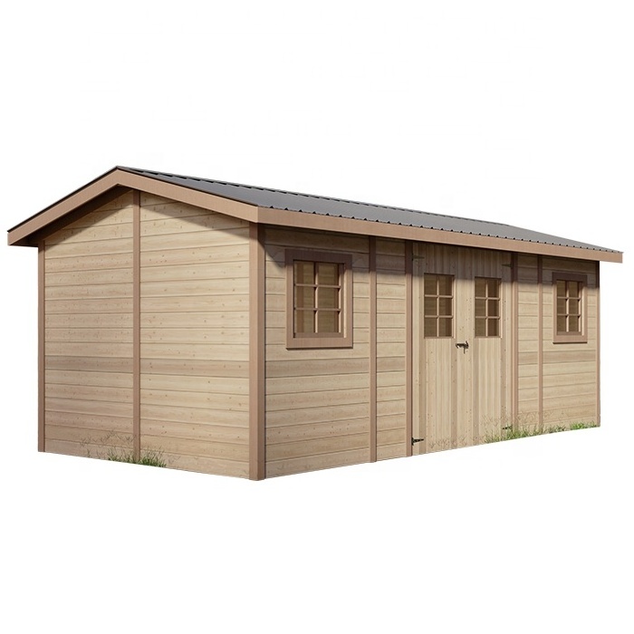 12ftx16ft Beautiful Prefab Wood Storage Sheds Log Wood Cabin House Garden