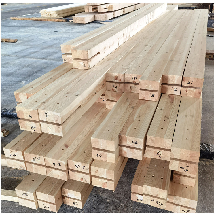 Custom Glulam Wood Beam Wholesale Prices Douglas Fir Decorative Real Wood Ceiling Beam