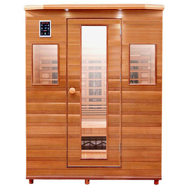 Finnish Saunas Canada Red Cedar Wooden Far Infrared Traditional Sauna Indoor