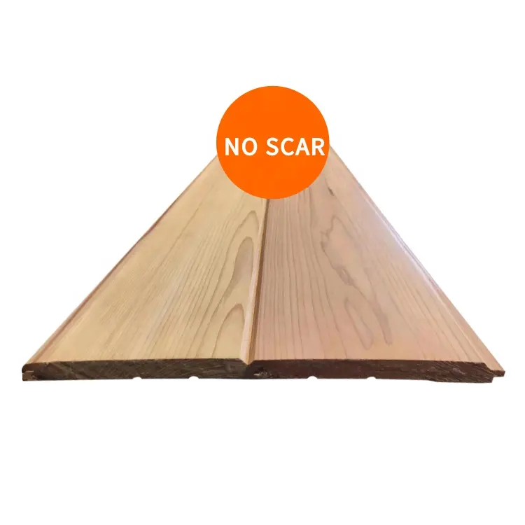 Eco-Friendly Building Board Cedar Cladding Interior Outdoor Decoration Wood Wall Panel