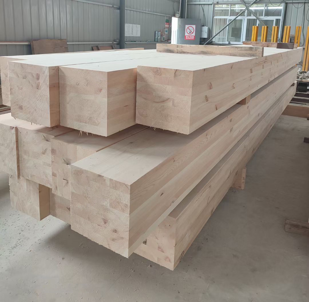 Wholesale Structural Real Wood Beams Building Wood Glulam Lamber Beam Joint