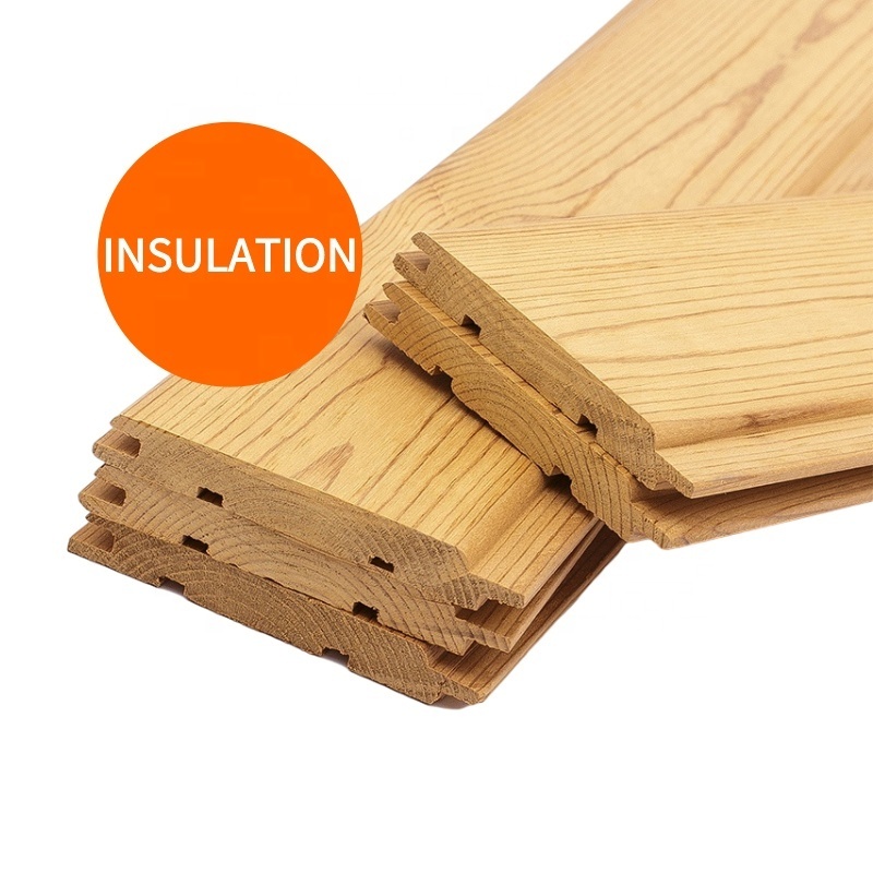 Factory Wholesale High Quality Fast Easy Install Solid Wooden Slat Wall