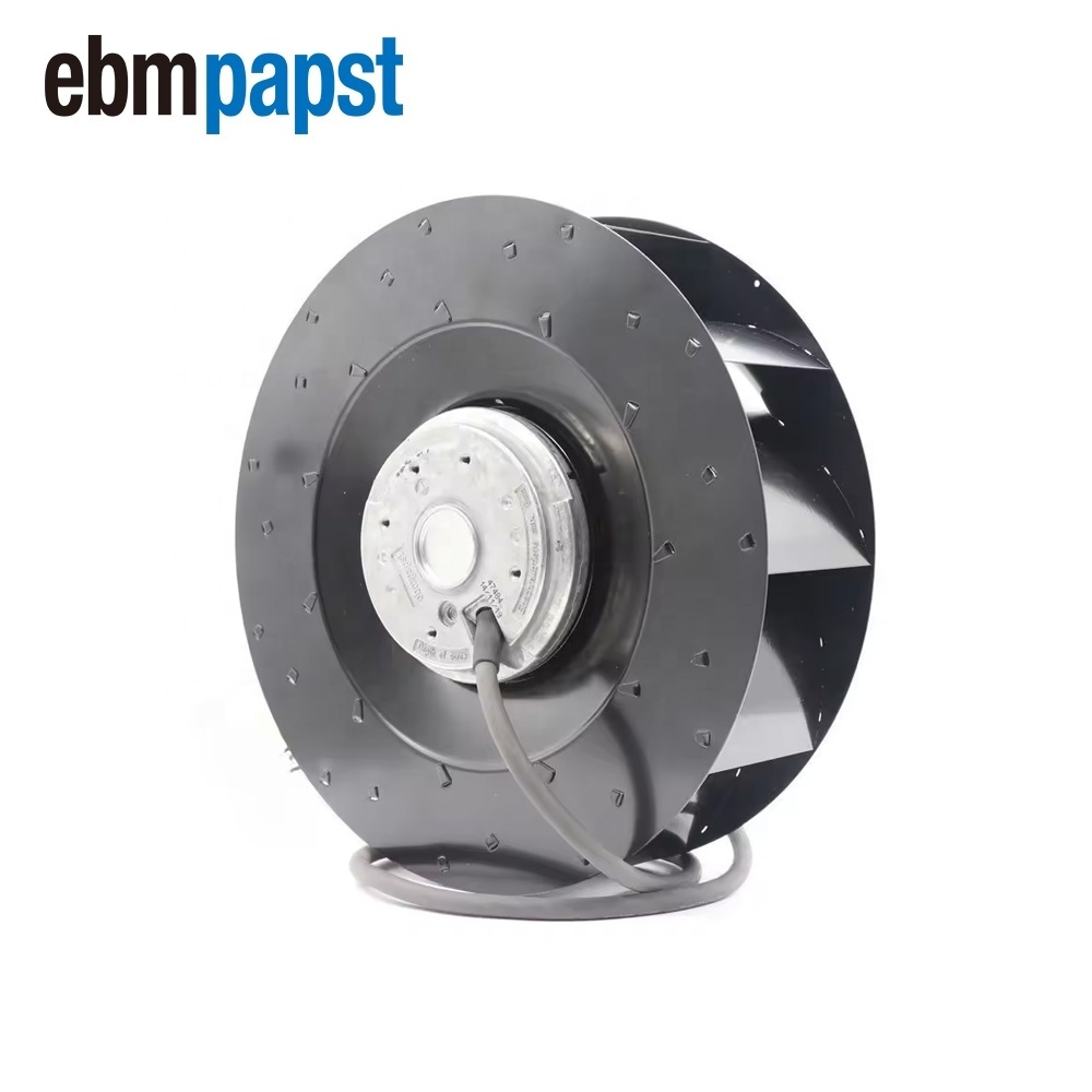 Ebmpapst R2E225-AK01-05 220V AC 60Hz 225mm Backward Curved Motorized Impeller Inverter Centrifugal Cooling Fan