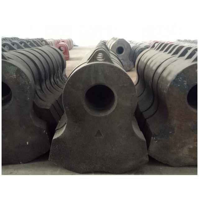 Hammer Crusher Wear Parts High Chrome Alloy Bimetal Hammer As Crusher Spare Parts