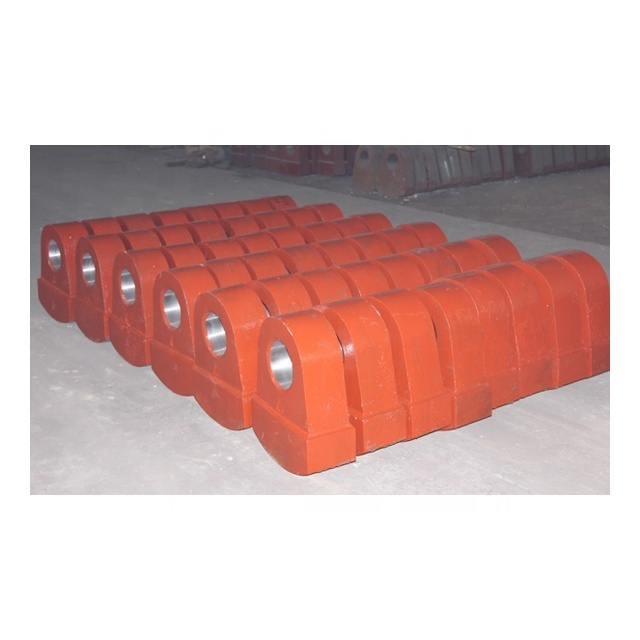 Hammer Crusher Wear Parts High Chrome Alloy Bimetal Hammer As Crusher Spare Parts