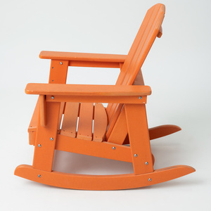 Foldable HDPE Plastic Outdoor Adirondack Rocking Chair from china