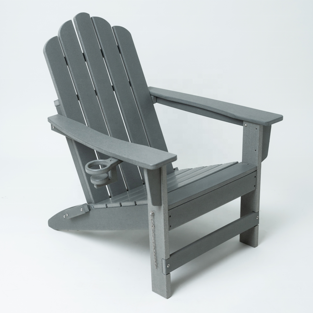 HDPE Plastic Outdoor Adirondack Style Chair