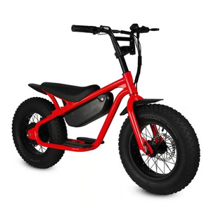 Warehouse Stock Mountain Hybrid Electric Fat Tire Bike Chinese Electric Bike 16inch  Electric Bike For Kids