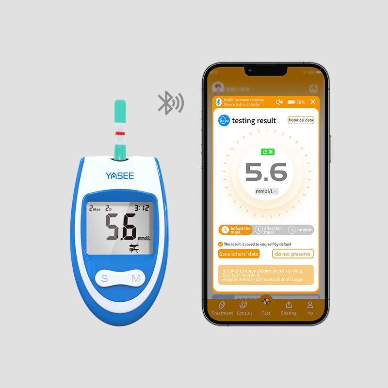 Blood Glucose Meter Kit for Blood Testing Equipments