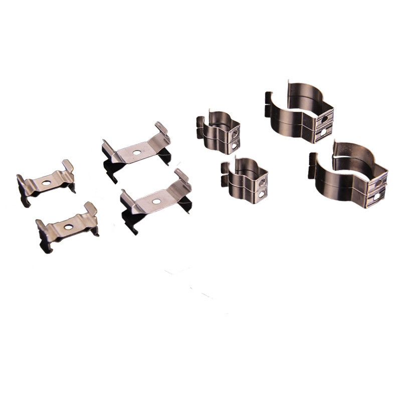 nickel plating steel LED fluorescent lamp holder clips, LED ceiling downlight fixture mounting lighting bracket