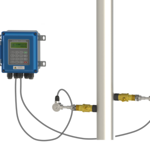 TUF-2000B wall-mounted portable ultrasonic liquid flow meter