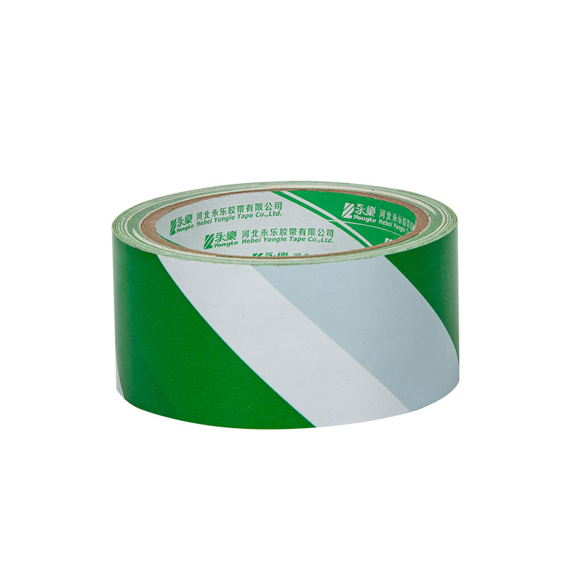 PVC floor line warning marking tape Red White Yellow Black underground detectable reflective warning tape