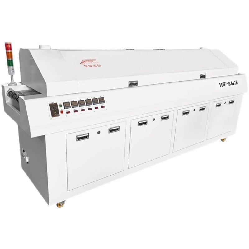 Large Desktop Reflow Soldering Automatic Heat Preservation Reflow Oven R612E for PCB Soldering