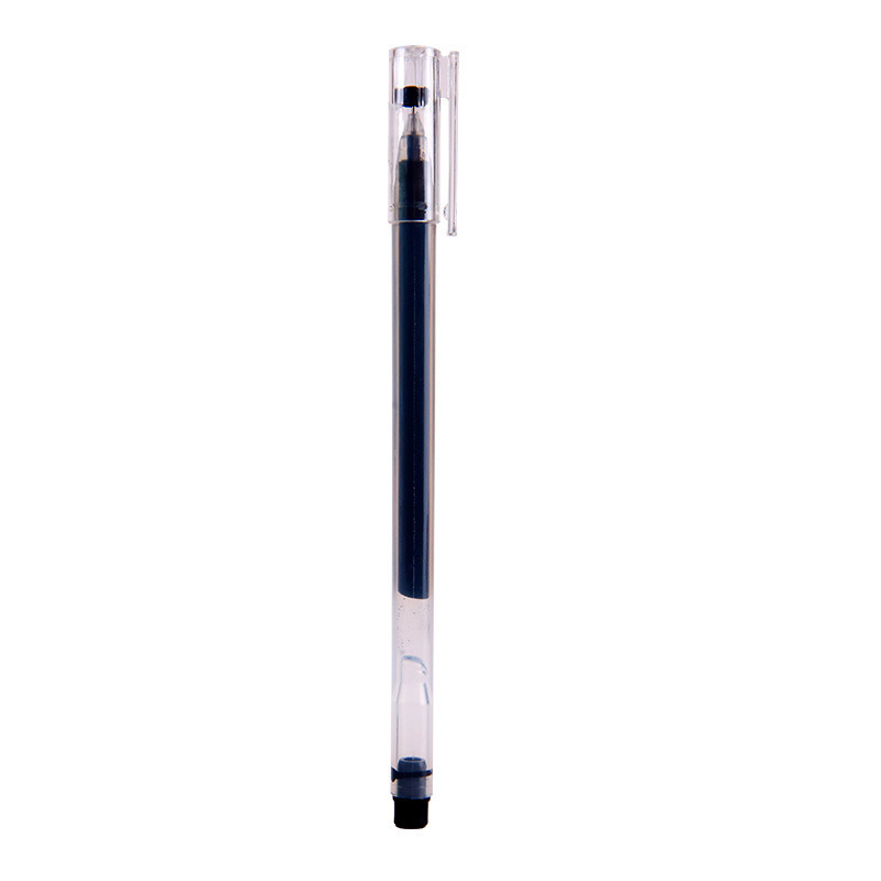 CHXN 0.5mm large capacity gel pen full needle tube disposable black pen carbon pen