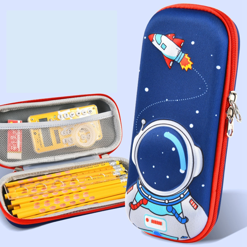 CHXN 3D three-dimensional stationery box, cartoon multifunctional pencil case, large capacity pencil case