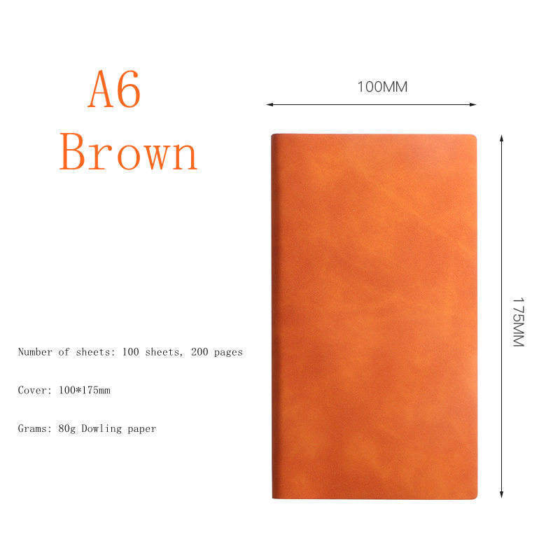 Office school usage a5 subject notebooks personalized notepads diary planner a6 pu leather notebook