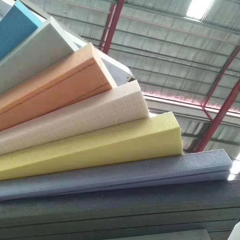 XPS insulation for under concrete slab and in roof  Red Green Blue White Yellow Color Foam Insulation Board