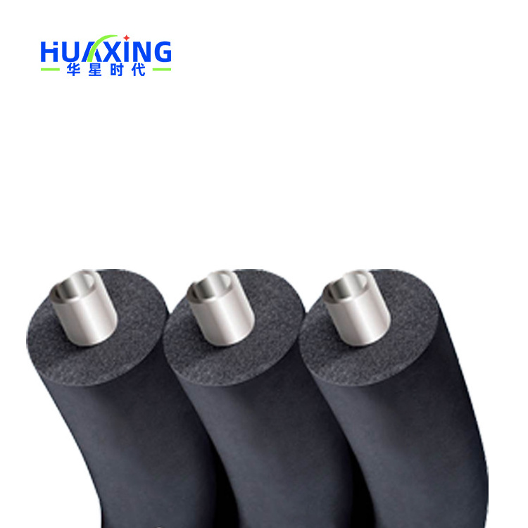 Factory Custom Pipe Insulation black 25mm Closed Cell Neoprene Rubber Sponge Foam Tubing