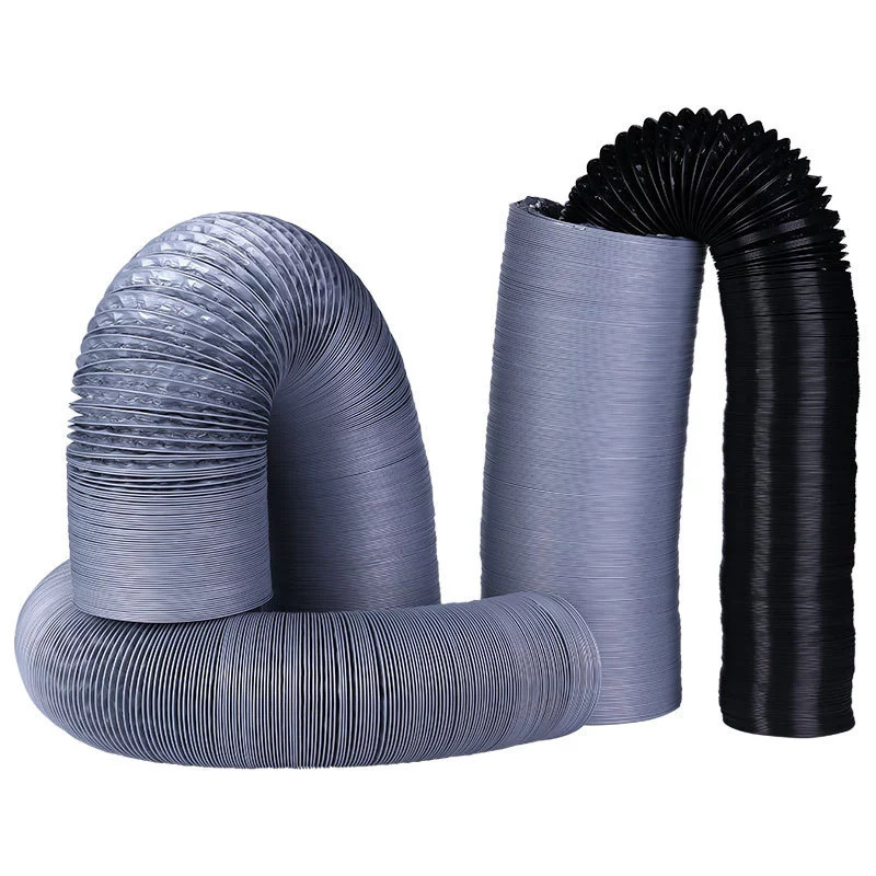 Duct Polyester Aluminum Insulation Non-insulation Flexible Duct For HVAC Ventilation Air Duct