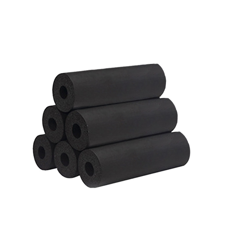 Factory Custom Pipe Insulation black 25mm Closed Cell Neoprene Rubber Sponge Foam Tubing