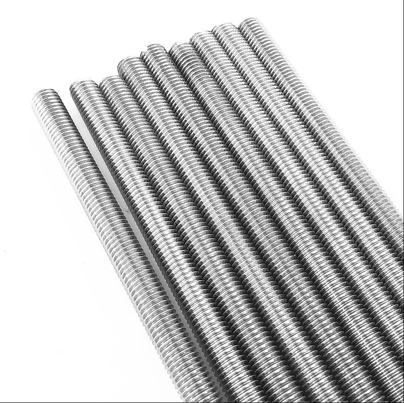 Galvanized metal full stud bolt tiny threaded rod with bolt m4 steel rod stud double ended stud m8 110mm 6mm threaded rod 60mm