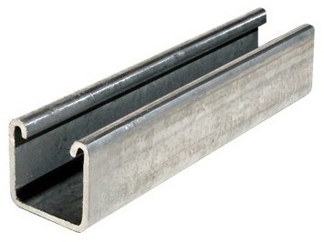 Slotted Steel Strut C Channel Seismic System Bracing Unistrut Galvanized Perforated Slotted C Steel Profiled Channel