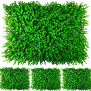 Artificial Boxwood Panels Topiary Hedge Plant Outdoor Indoor Use Garden Fence Backyard Home Decor Greenery Walls