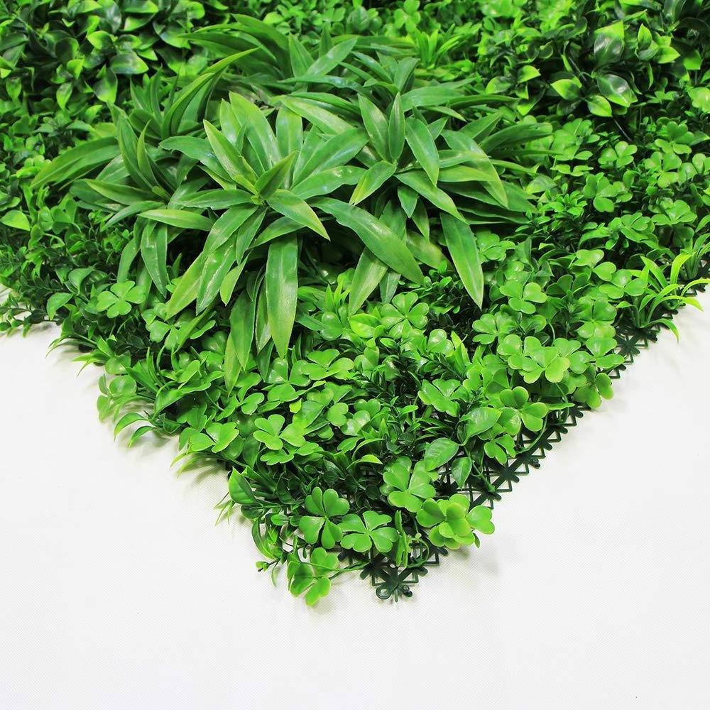 Wall Decor Panel Green Decoration Grass Outdoor Decor Plastic Backdrop Leaves Plastic Flowers Artificial Plants Customized Shape