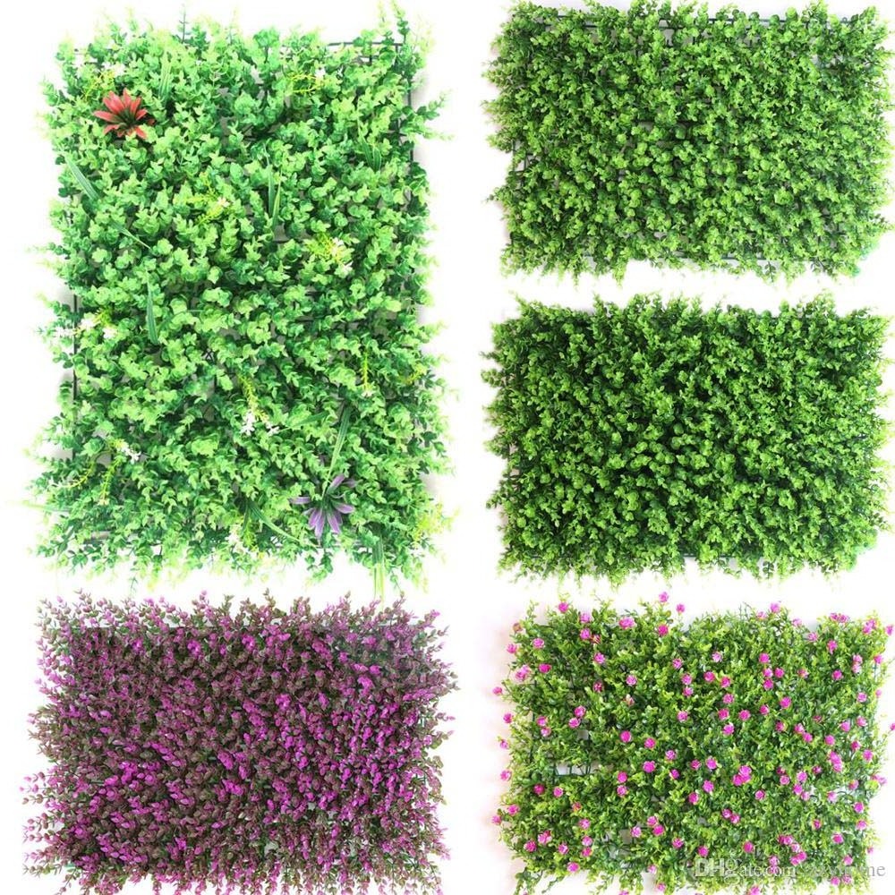 Artificial Ivy Fence Screening 1.5mm Outside Hedge Plant Decoration Plastic Leaves Wall Plastic Grass Green Wall for Decor