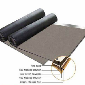 Self Adhesive Aluminium Foil Bitumen Waterproof Membrane For Steel Roof Application Membrane Waterproofing materials