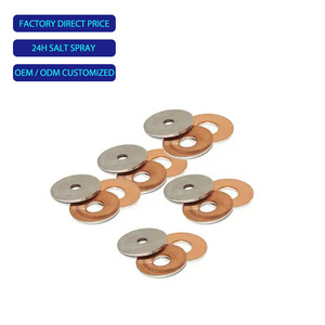 Oem Ss304 Flat Washers Kit Thick Gasket Din9021 Flat Washer Set Metal Flat Washer