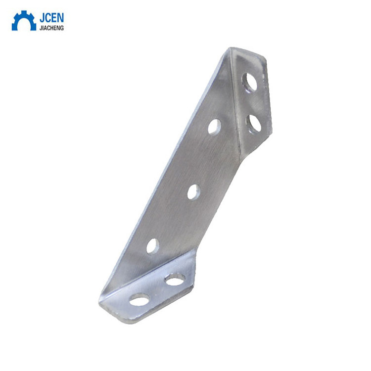 Customized Furniture 90 Degree Triangle Metal Steel 3 Sided Bed Frame Corner Brace Bracket