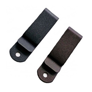 Custom metal spring steel heavy duty belt holster clips