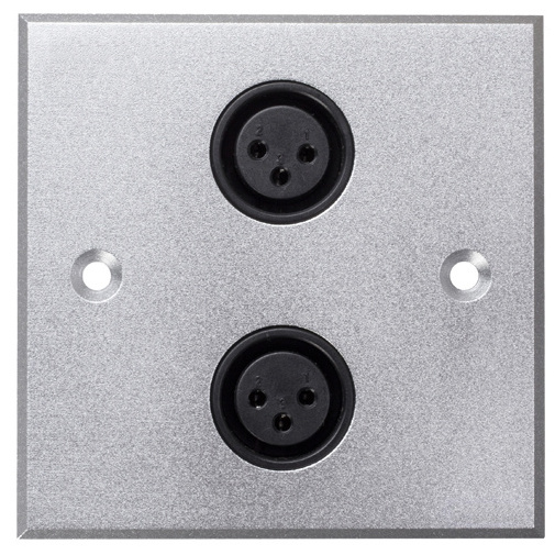 Hotel XLR Usb aluminum Industrial Wall Mounted Plate Socket Outlet